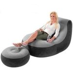 Intex Inflatable Ultra Lounge Chair With Footrest & Pump