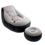 Intex Inflatable Ultra Lounge Chair With Footrest & Pump